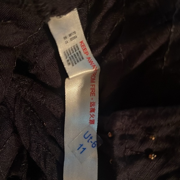 Intimately Free People Black Dressy Blouse with small beads - Picture 7 of 7